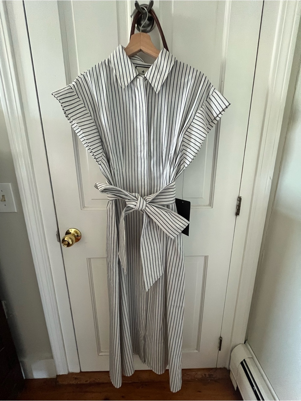 NWT Linen Stripe Callie Dress - Picture 3 of 5